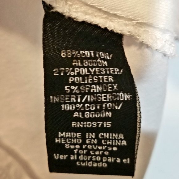 ZAK & RACHEL WHITE BLOUSE BUTTON DOWN LARGE - Picture 4 of 5